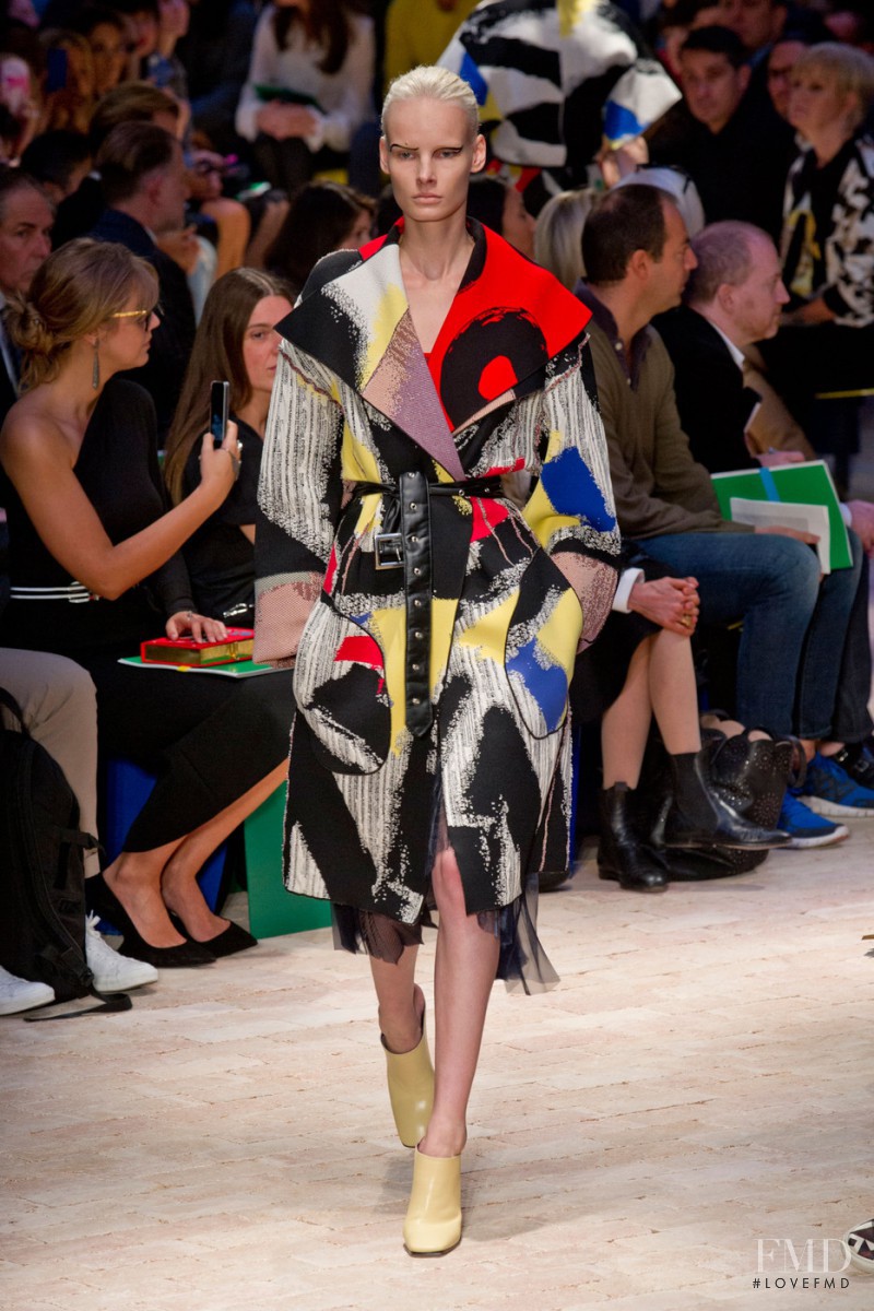 Irene Hiemstra featured in  the Celine fashion show for Spring/Summer 2014