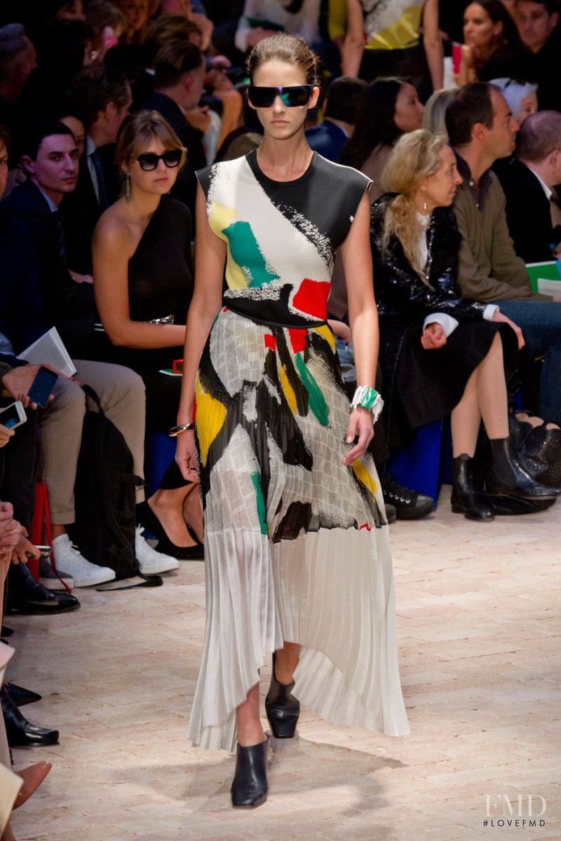 Cristina Herrmann featured in  the Celine fashion show for Spring/Summer 2014