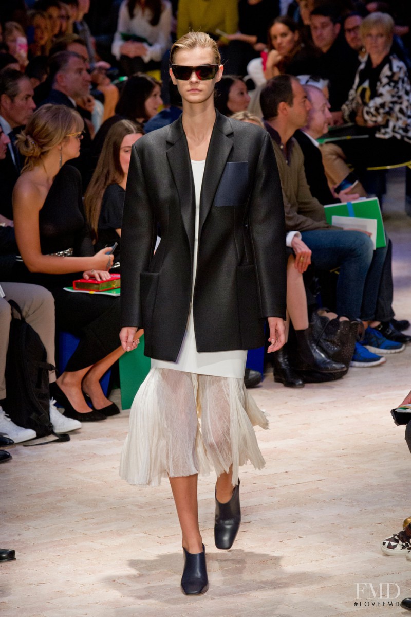 Brogan Loftus featured in  the Celine fashion show for Spring/Summer 2014