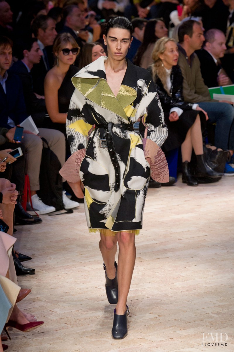 Sabrina Ioffreda featured in  the Celine fashion show for Spring/Summer 2014