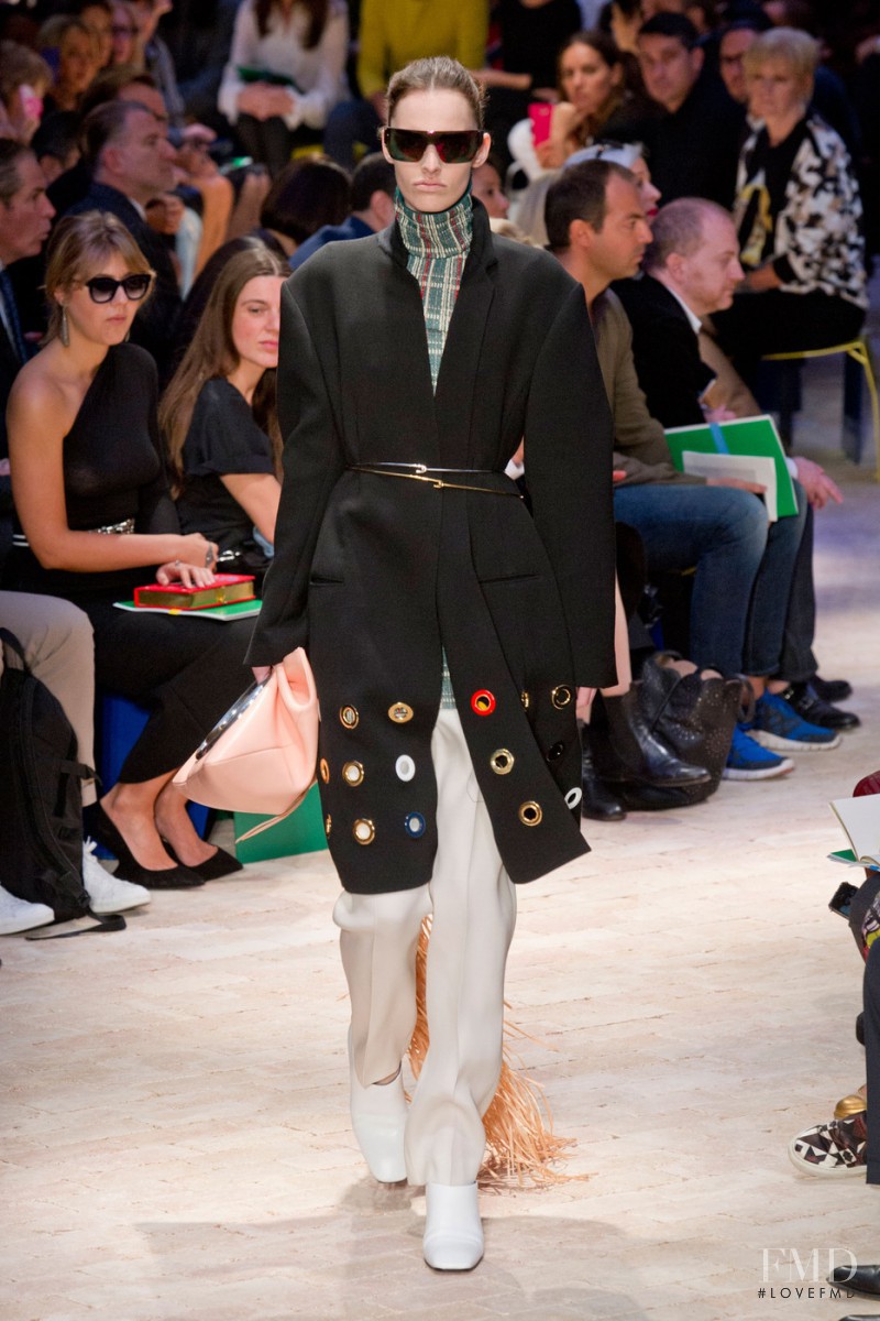 Lisa Verberght featured in  the Celine fashion show for Spring/Summer 2014