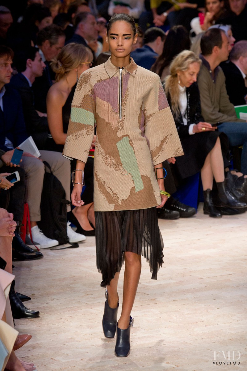 Malaika Firth featured in  the Celine fashion show for Spring/Summer 2014
