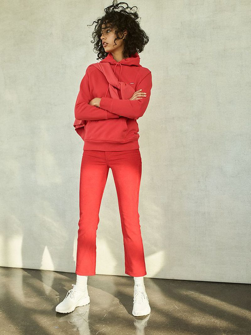 Damaris Goddrie featured in  the Levi’s advertisement for Autumn/Winter 2018