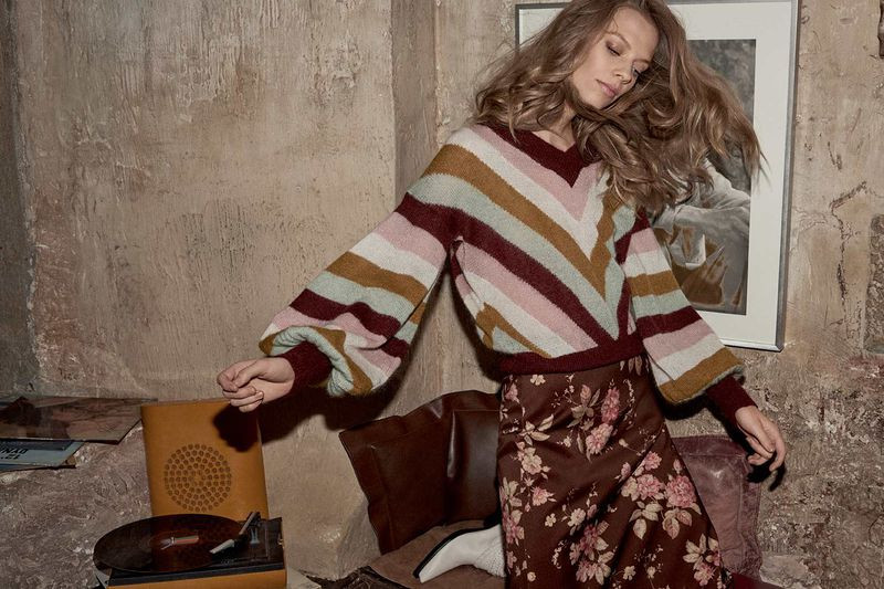 Lexi Boling featured in  the Zimmermann advertisement for Autumn/Winter 2018