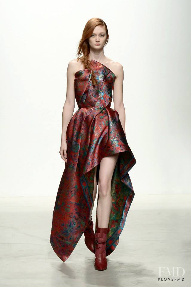 Sophie Touchet featured in  the Leonard fashion show for Autumn/Winter 2014
