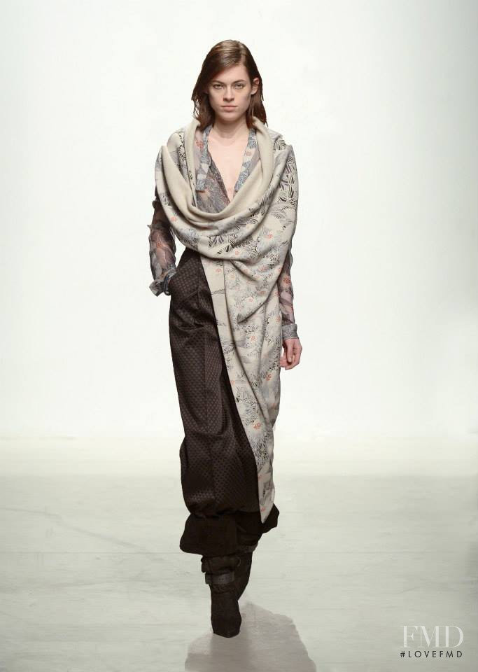 Kassandra Jensen featured in  the Leonard fashion show for Autumn/Winter 2014