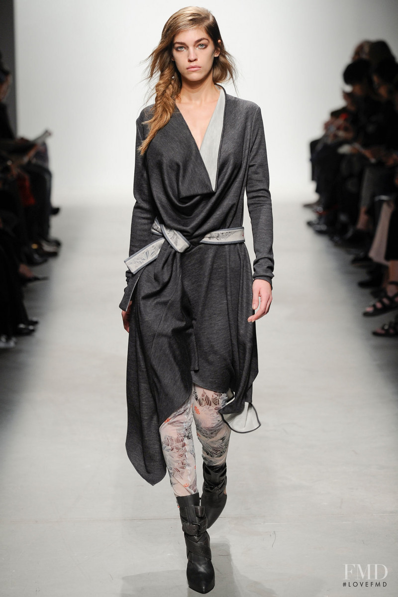 Samantha Gradoville featured in  the Leonard fashion show for Autumn/Winter 2014