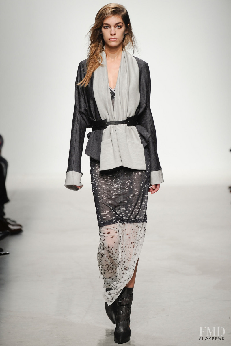 Samantha Gradoville featured in  the Leonard fashion show for Autumn/Winter 2014