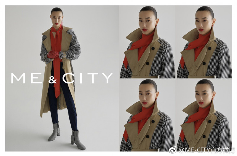 Shu Pei featured in  the Me & City advertisement for Autumn/Winter 2018