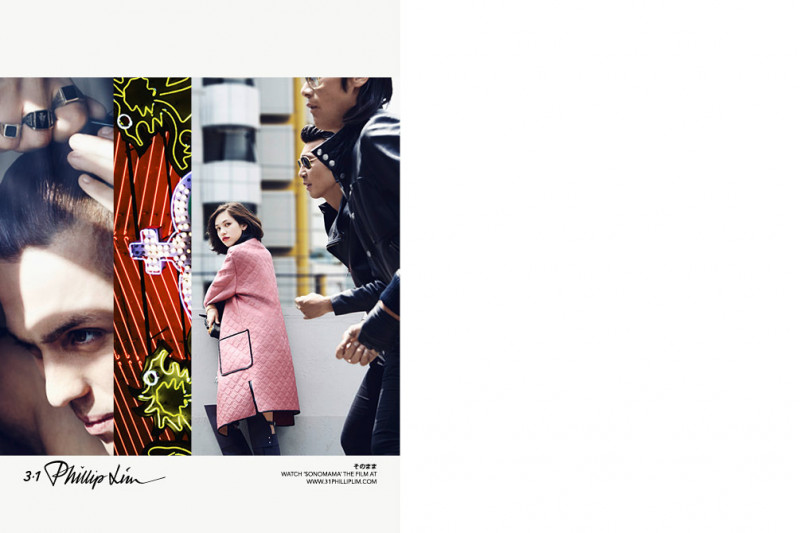 Kiko Mizuhara featured in  the 3.1 Phillip Lim advertisement for Autumn/Winter 2013