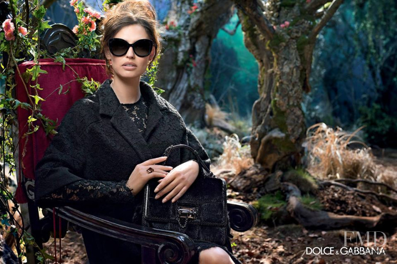 Bianca Balti featured in  the Dolce & Gabbana - Eyewear advertisement for Autumn/Winter 2014