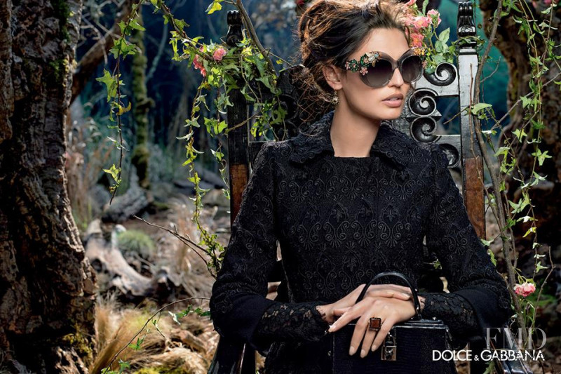Bianca Balti featured in  the Dolce & Gabbana - Eyewear advertisement for Autumn/Winter 2014