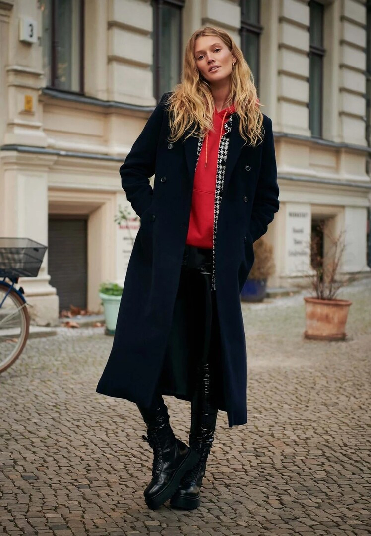 Toni Garrn featured in  the Zalando lookbook for Winter 2021