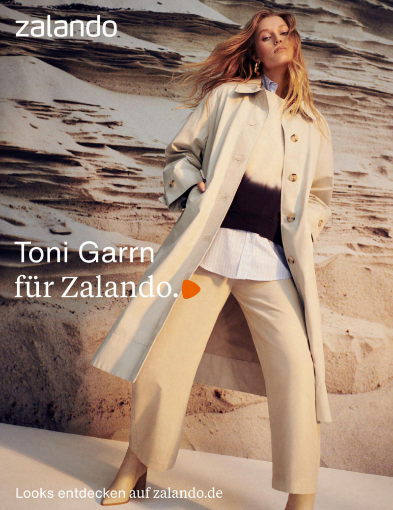 Toni Garrn featured in  the Zalando advertisement for Summer 2021