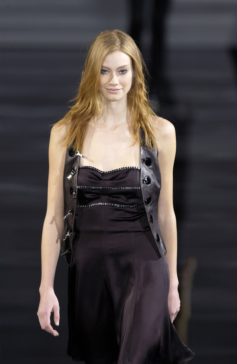 Alyssa Sutherland featured in  the Emporio Armani fashion show for Autumn/Winter 2003