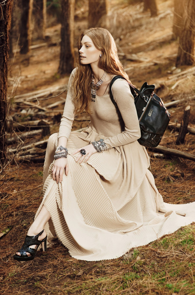 Alyssa Sutherland featured in  the Mimco Wilderness Manifesto lookbook for Autumn/Winter 2011