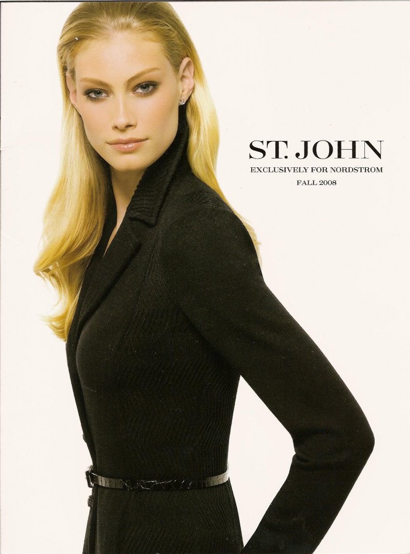 Alyssa Sutherland featured in  the St. John advertisement for Fall 2008