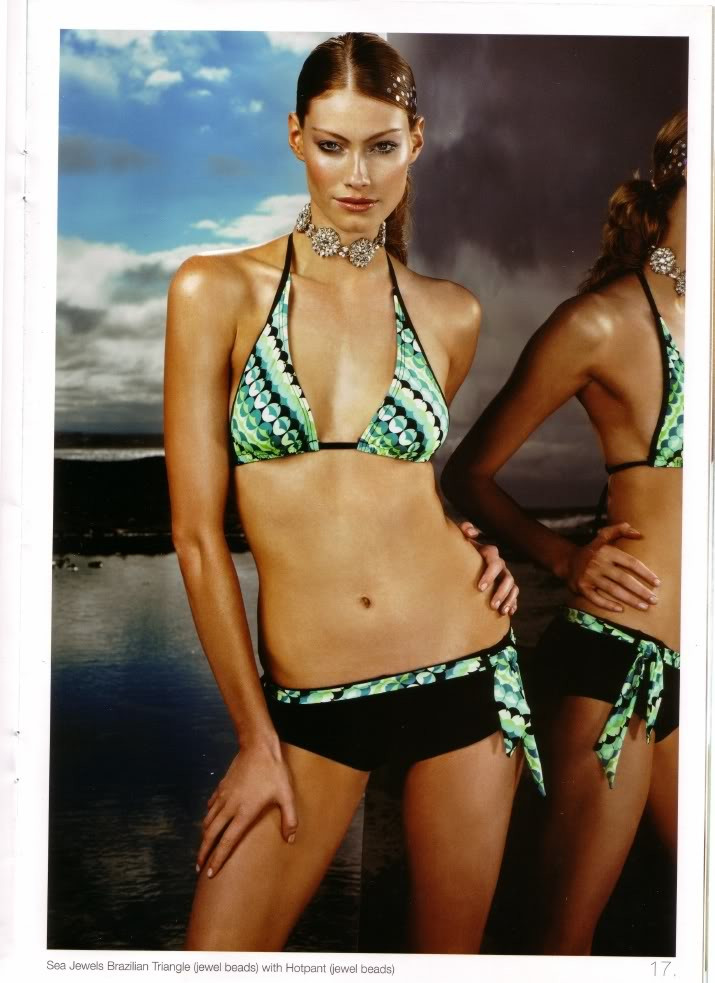 Alyssa Sutherland featured in  the Speedo advertisement for Spring/Summer 2005