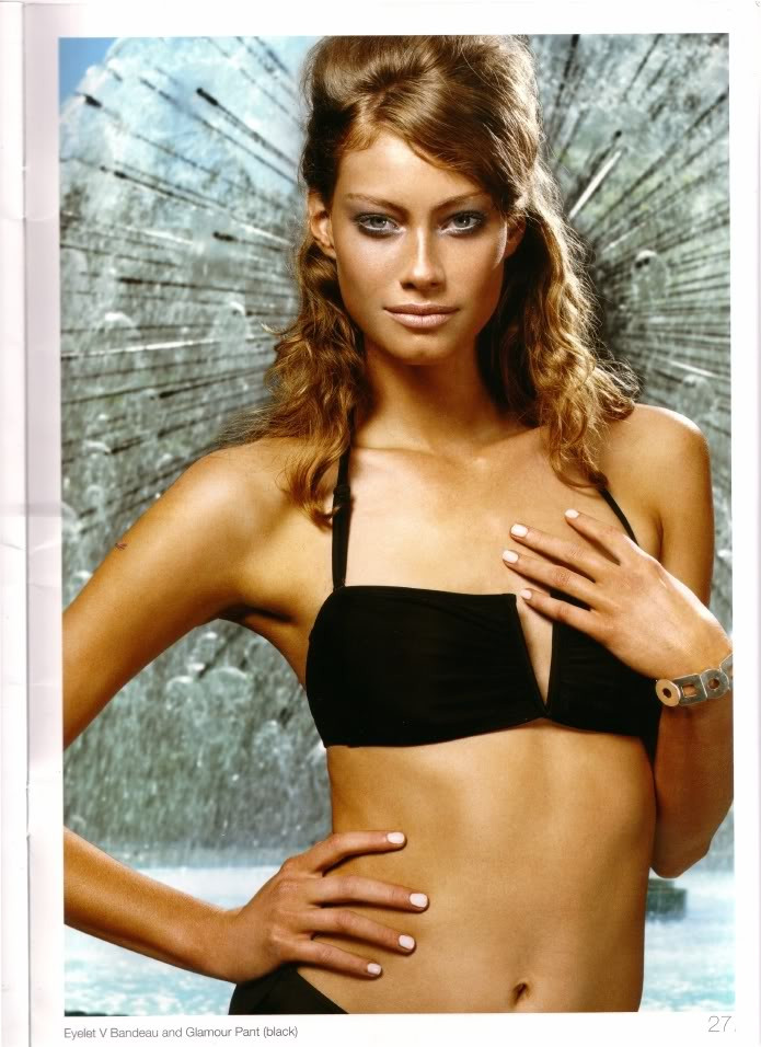 Alyssa Sutherland featured in  the Speedo advertisement for Spring/Summer 2005