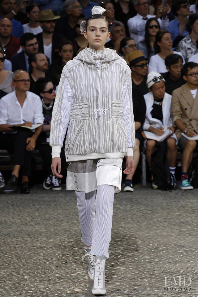 Moncler Gamme Bleu fashion show for Spring/Summer 2015