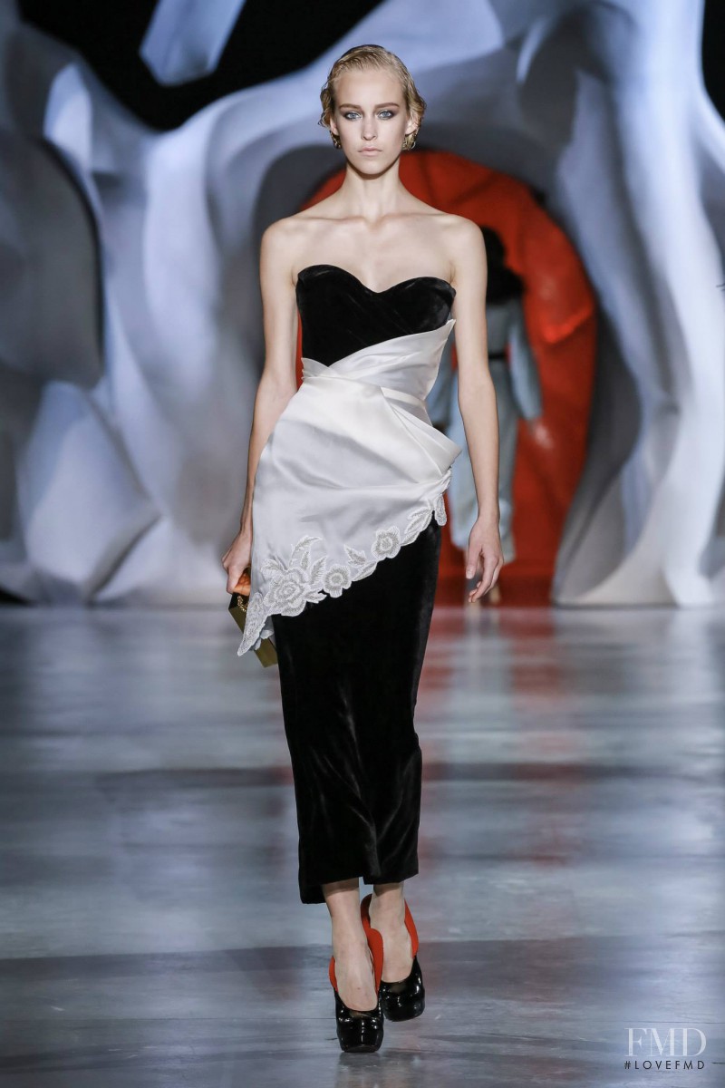 Eva Berzina featured in  the Ulyana Sergeenko fashion show for Autumn/Winter 2014