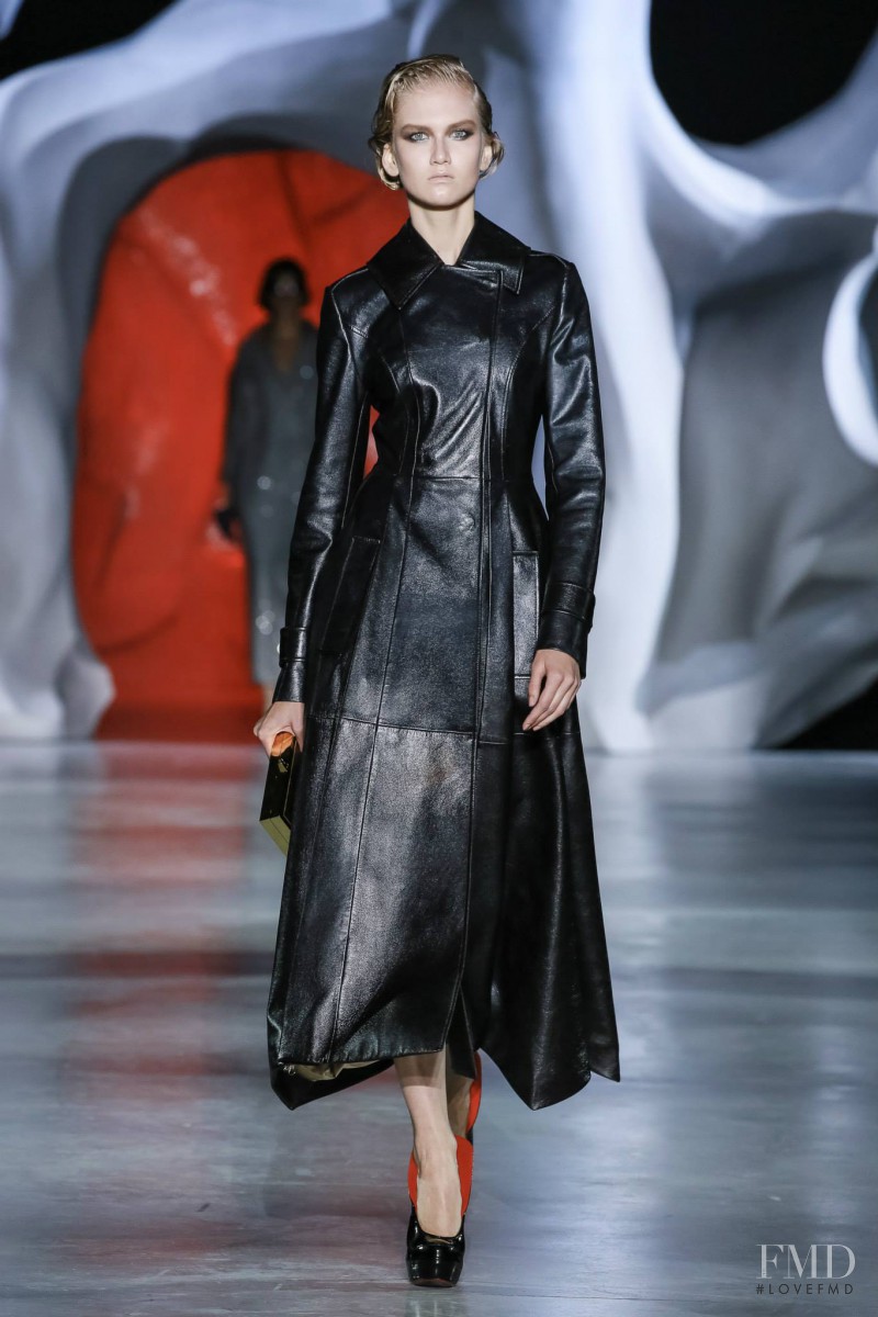 Anna Martynova featured in  the Ulyana Sergeenko fashion show for Autumn/Winter 2014