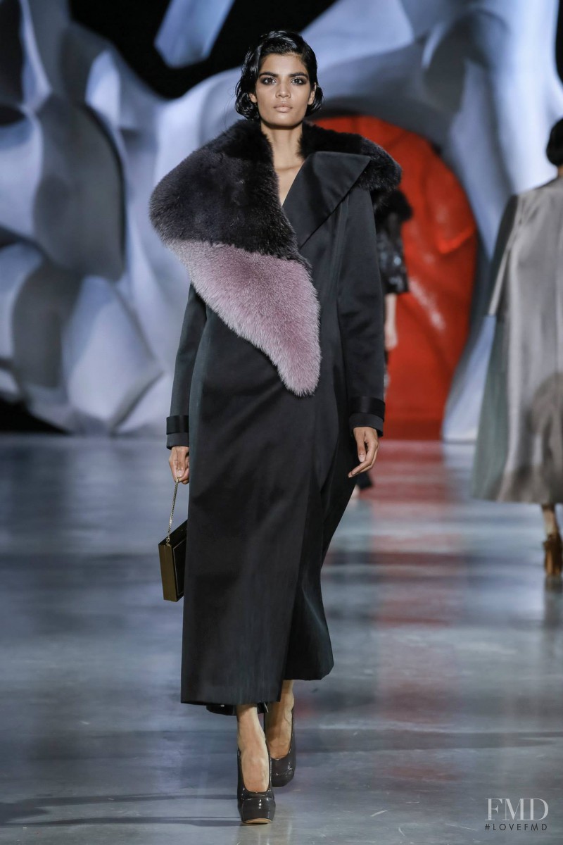 Bhumika Arora featured in  the Ulyana Sergeenko fashion show for Autumn/Winter 2014