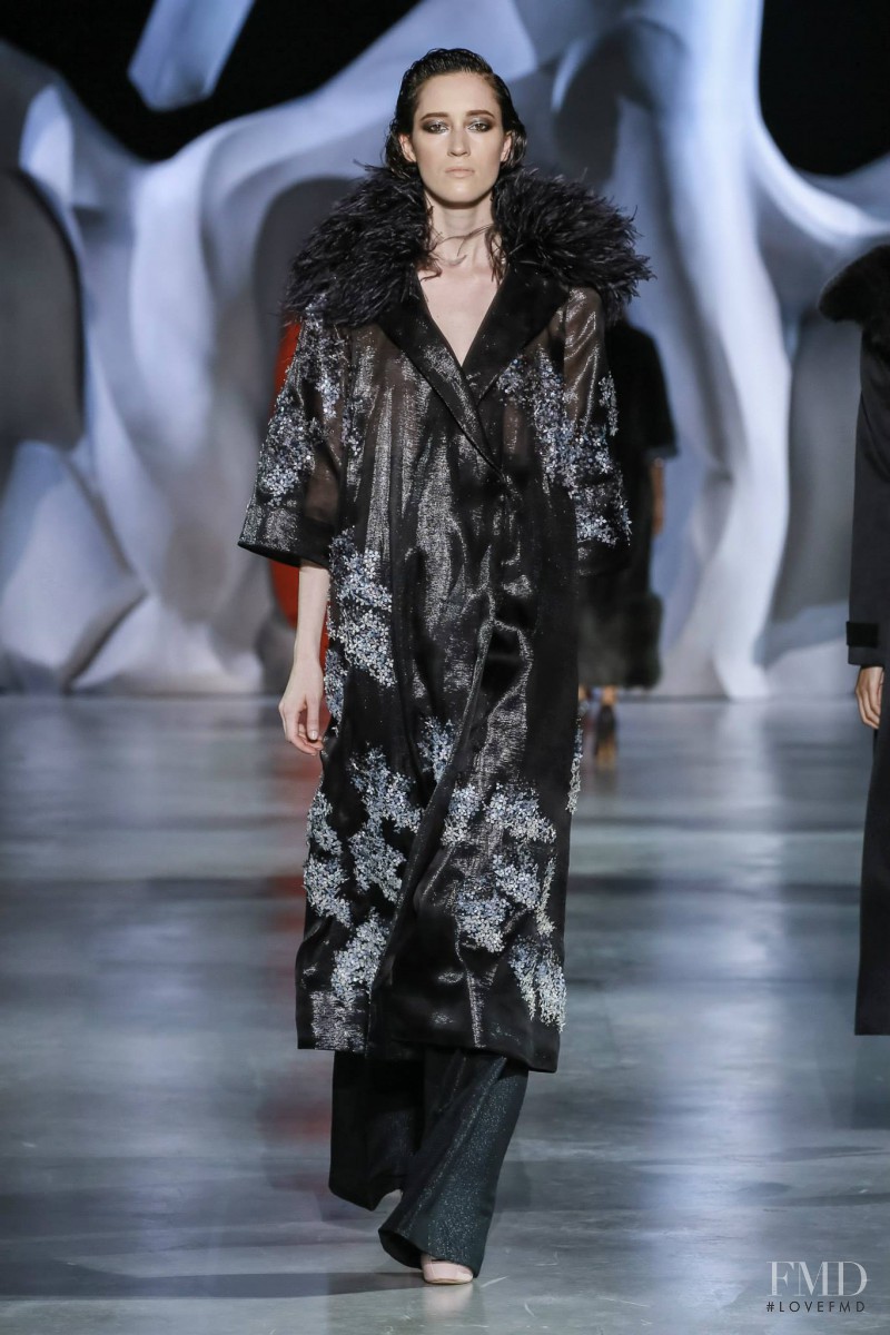 Helena Severin featured in  the Ulyana Sergeenko fashion show for Autumn/Winter 2014