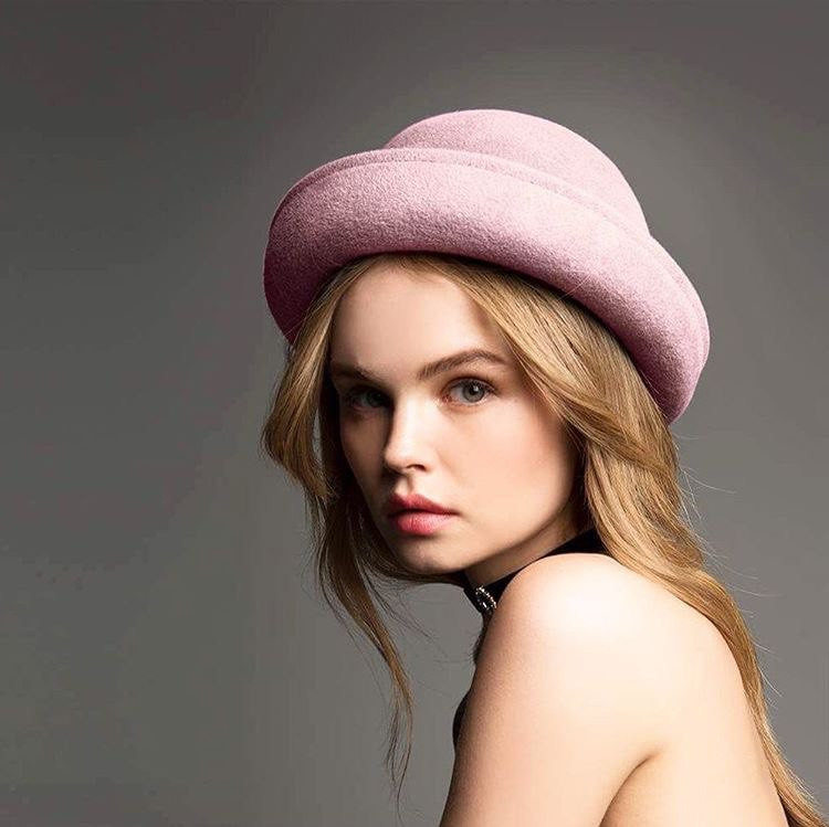 Anastasiya Scheglova featured in  the Constante Hats lookbook for Autumn/Winter 2016