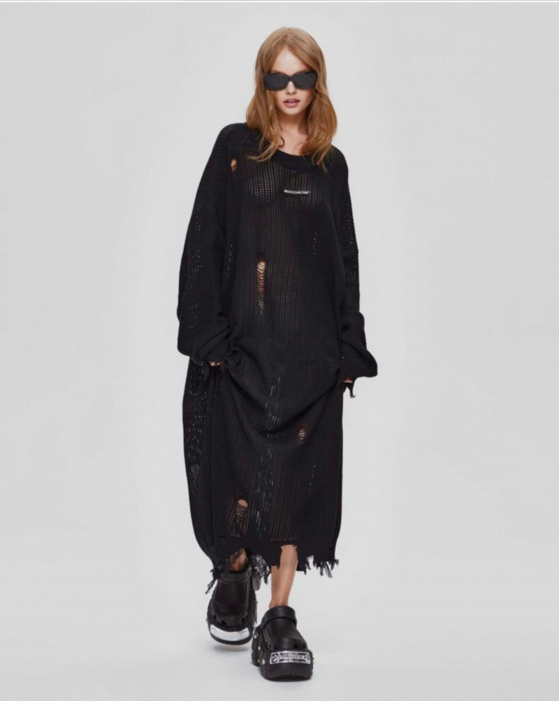 Anastasiya Scheglova featured in  the Monochrome lookbook for Autumn/Winter 2022