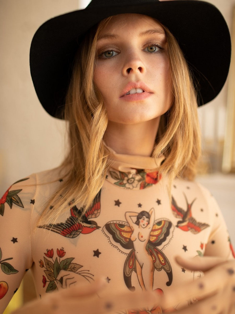 Anastasiya Scheglova featured in  the Brikoly lookbook for Spring/Summer 2022