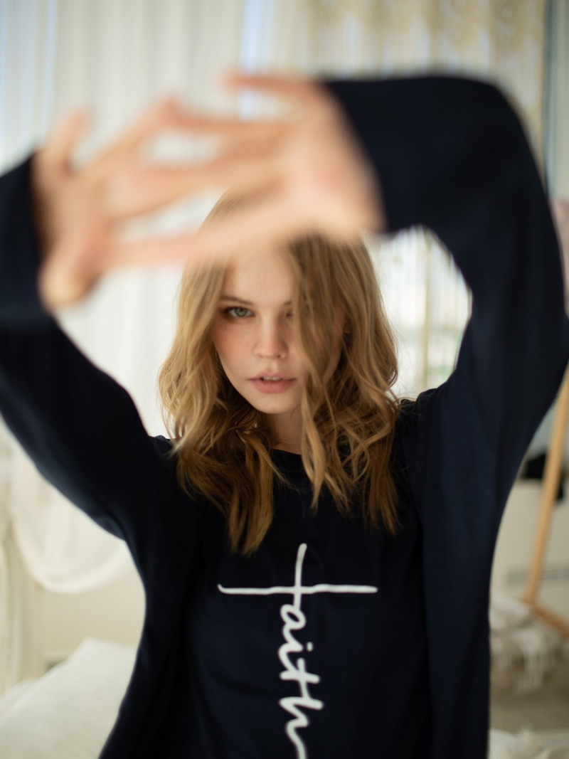 Anastasiya Scheglova featured in  the Brikoly lookbook for Spring/Summer 2022