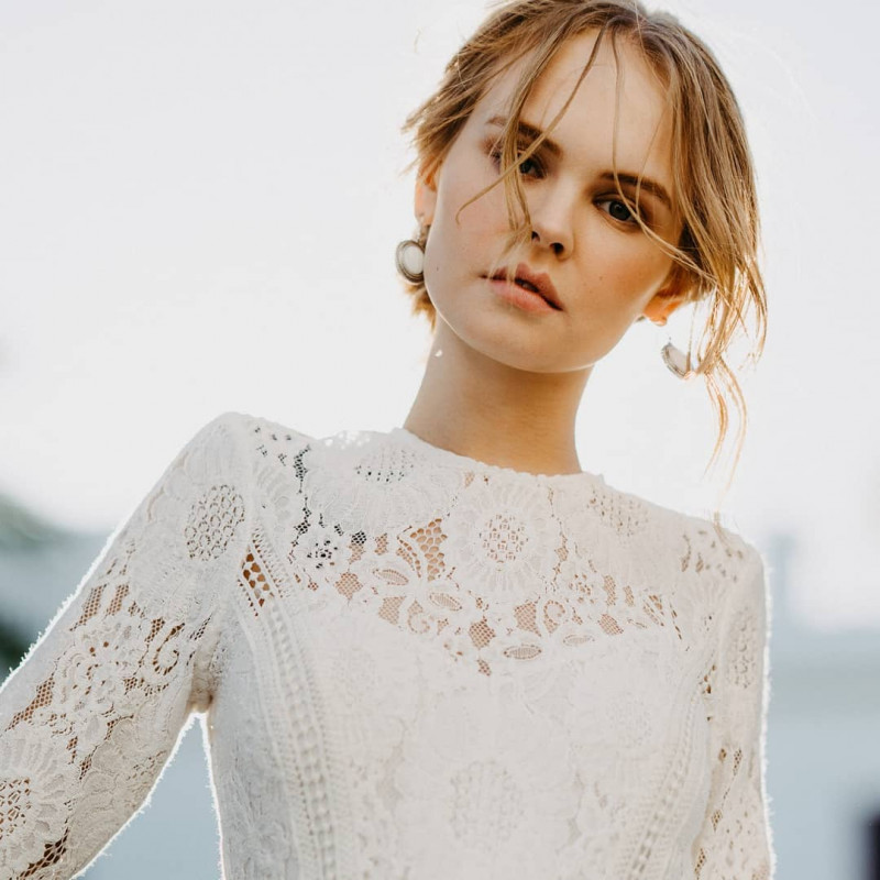 Anastasiya Scheglova featured in  the Ivy & Oak lookbook for Summer 2019