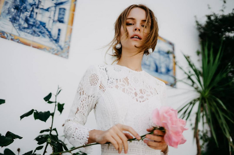 Anastasiya Scheglova featured in  the Ivy & Oak lookbook for Summer 2019