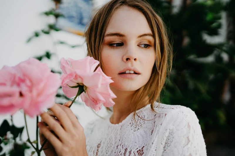 Anastasiya Scheglova featured in  the Ivy & Oak lookbook for Summer 2019