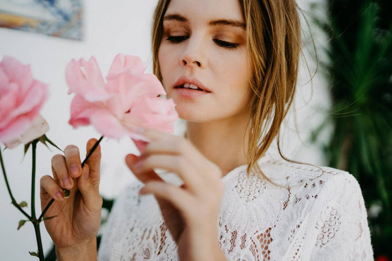 Anastasiya Scheglova featured in  the Ivy & Oak lookbook for Summer 2019