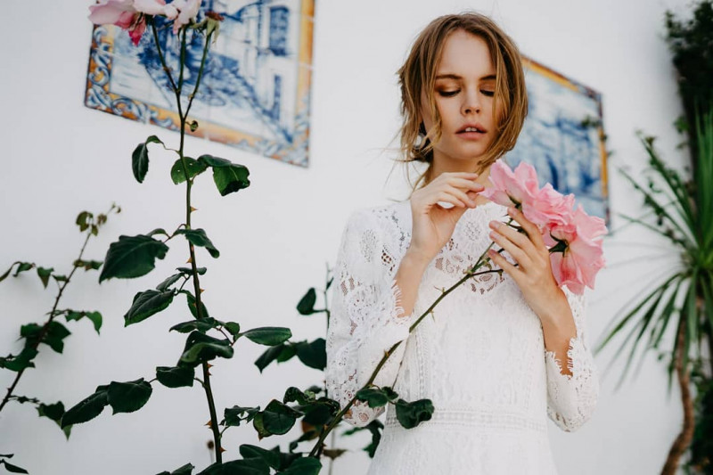 Anastasiya Scheglova featured in  the Ivy & Oak lookbook for Summer 2019