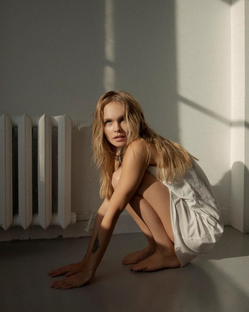 Anastasiya Scheglova featured in  the Pijmak lookbook for Autumn/Winter 2020