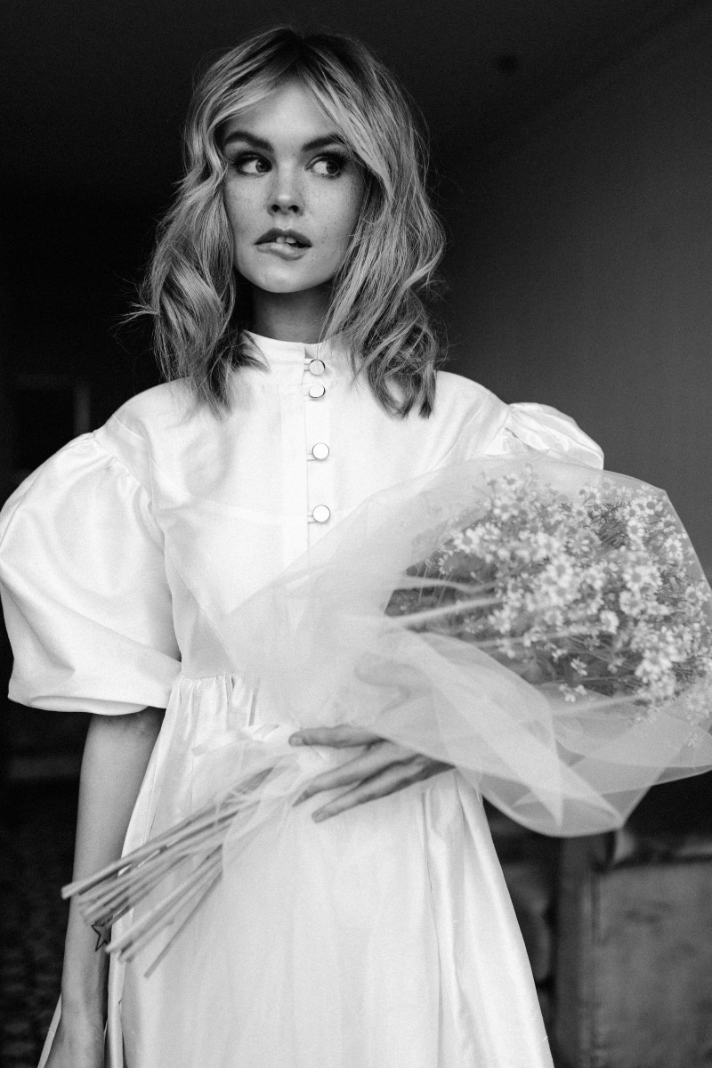 Anastasiya Scheglova featured in  the Vesssna Maria lookbook for Spring/Summer 2020