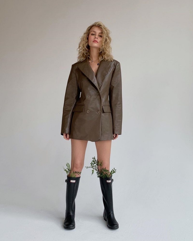 Anastasiya Scheglova featured in  the Edge Designs lookbook for Autumn/Winter 2019