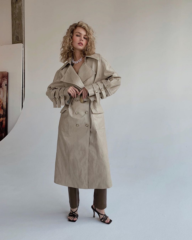 Anastasiya Scheglova featured in  the Edge Designs lookbook for Autumn/Winter 2019