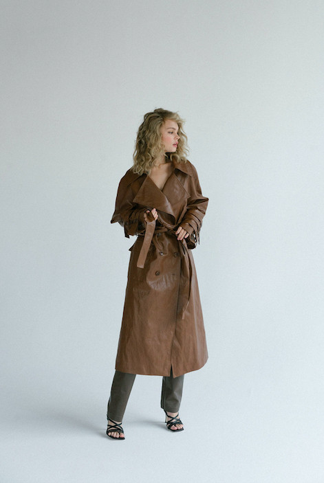 Anastasiya Scheglova featured in  the Edge Designs lookbook for Autumn/Winter 2019