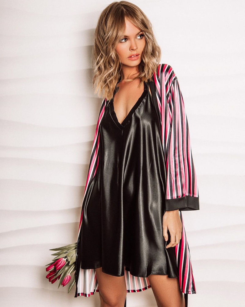 Anastasiya Scheglova featured in  the Lady\'s Showroom catalogue for Spring/Summer 2020