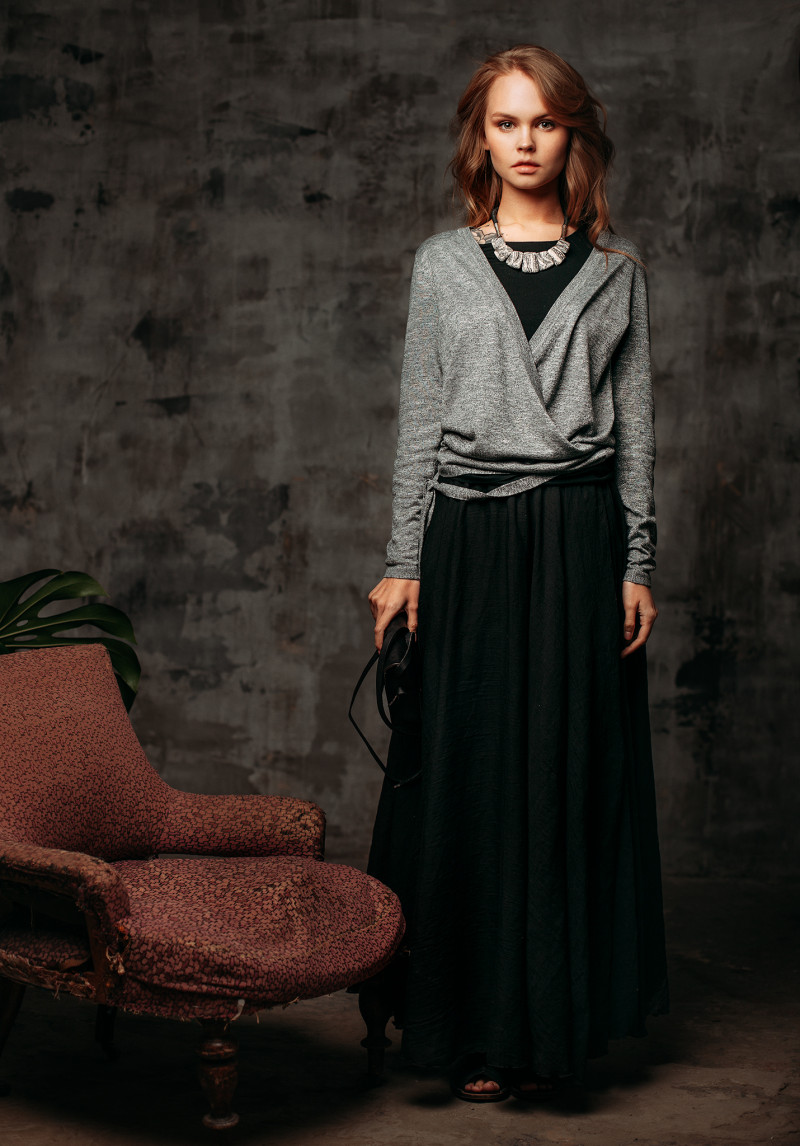 Anastasiya Scheglova featured in  the Krapiva lookbook for Spring/Summer 2018