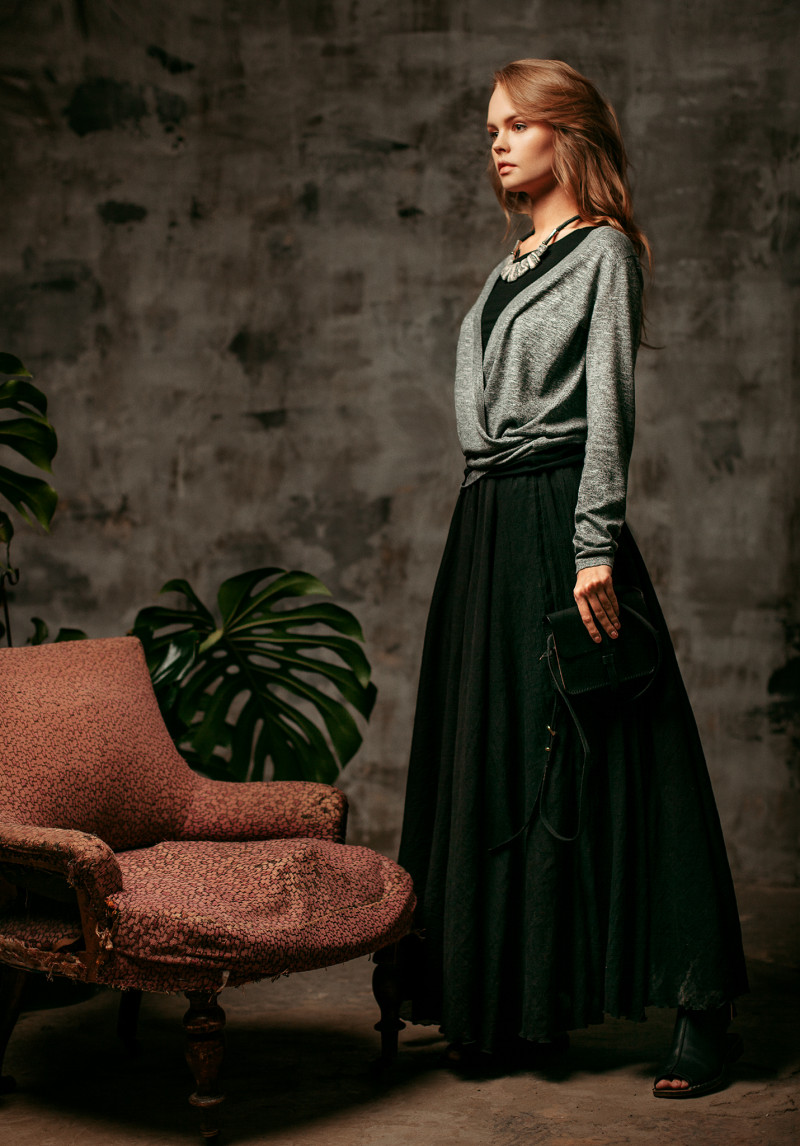 Anastasiya Scheglova featured in  the Krapiva lookbook for Spring/Summer 2018