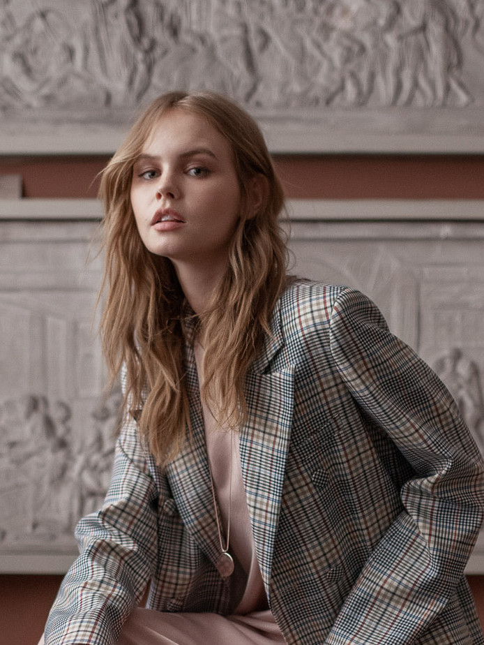 Anastasiya Scheglova featured in  the Latrika advertisement for Spring/Summer 2019