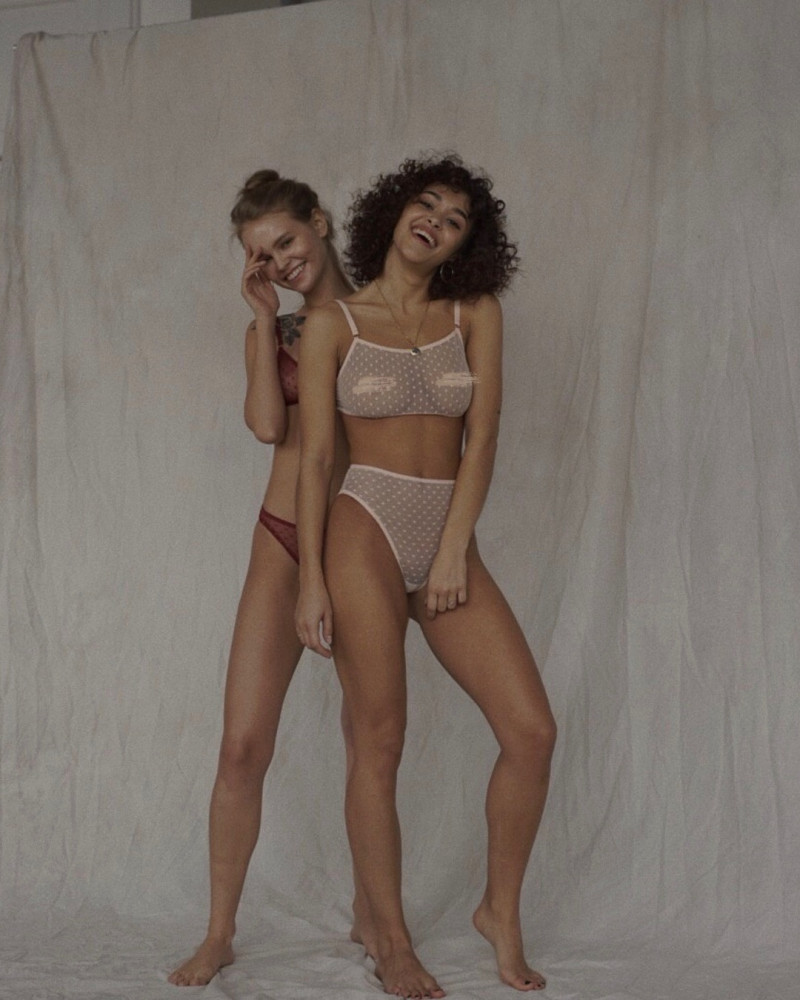 Anastasiya Scheglova featured in  the Vikki Underwear lookbook for Spring/Summer 2019