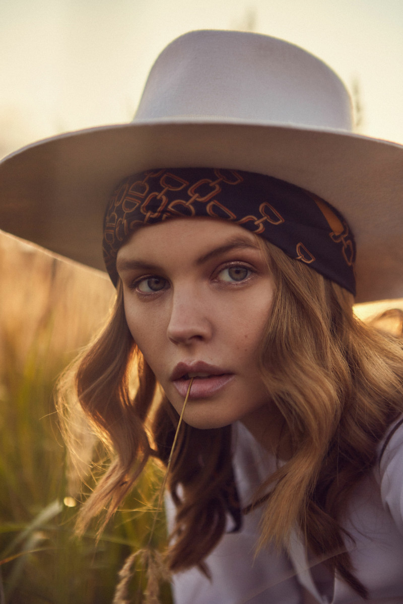 Anastasiya Scheglova featured in  the Satinbirds lookbook for Autumn/Winter 2019