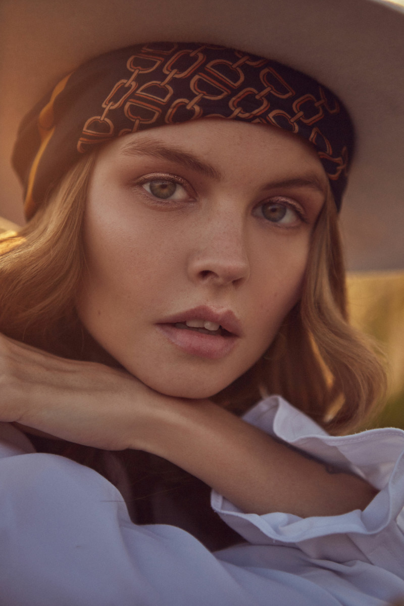 Anastasiya Scheglova featured in  the Satinbirds lookbook for Autumn/Winter 2019