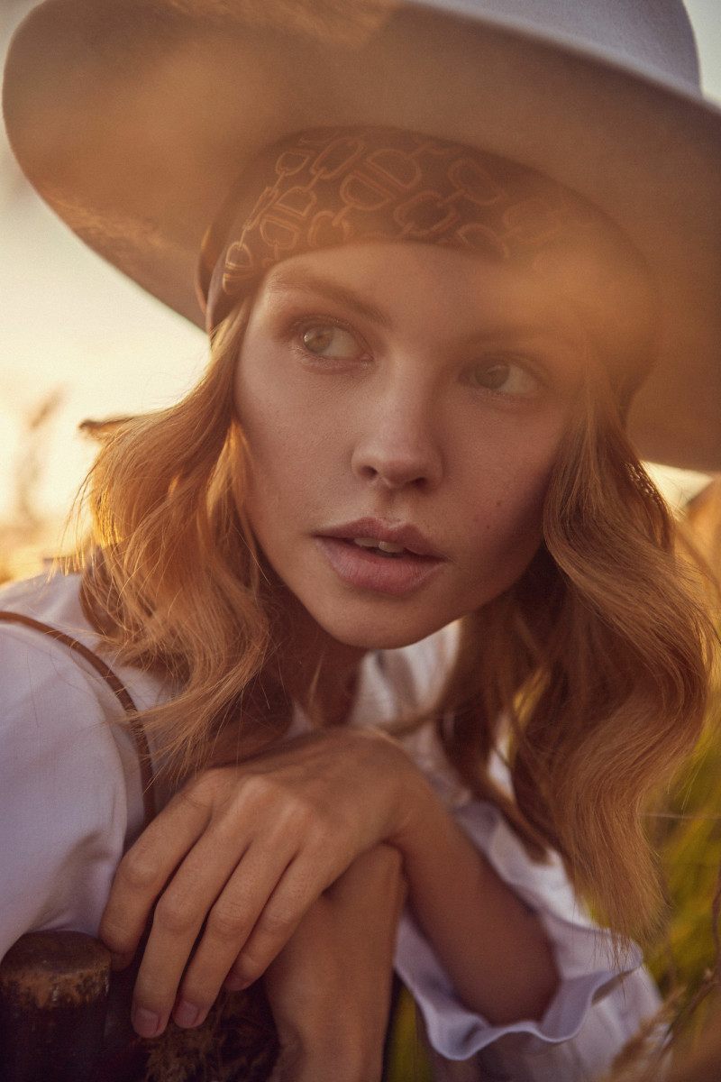 Anastasiya Scheglova featured in  the Satinbirds lookbook for Autumn/Winter 2019